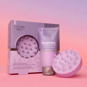 Pack champú reparador + cepillo capilar (cosmi)