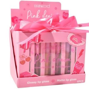 Pack 6 Glosses Labiales "Pink Denim“ (Kevin & coco)