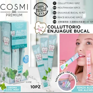 Colutorios monodosis Enjuague bucal Cosmi