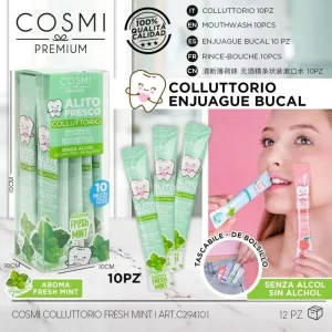 Alternative view of Colutorios monodosis Enjuague bucal Cosmi